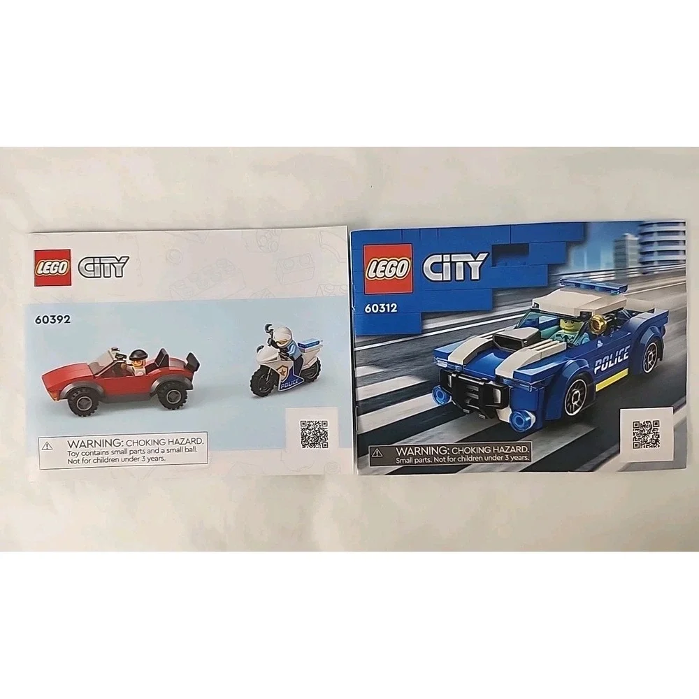 Lot 4 LEGO Instruction Booklets Only! Minecraft 21254 City 60392 & 60312 Technic